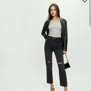 Reformation Cynthia High Rise Straight Jeans